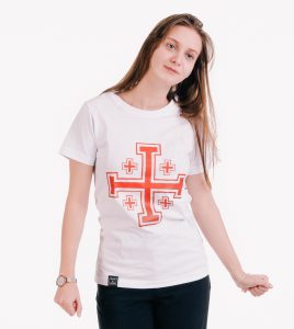 krzyż jerozolimski damska