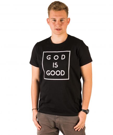 god is good czarna męska